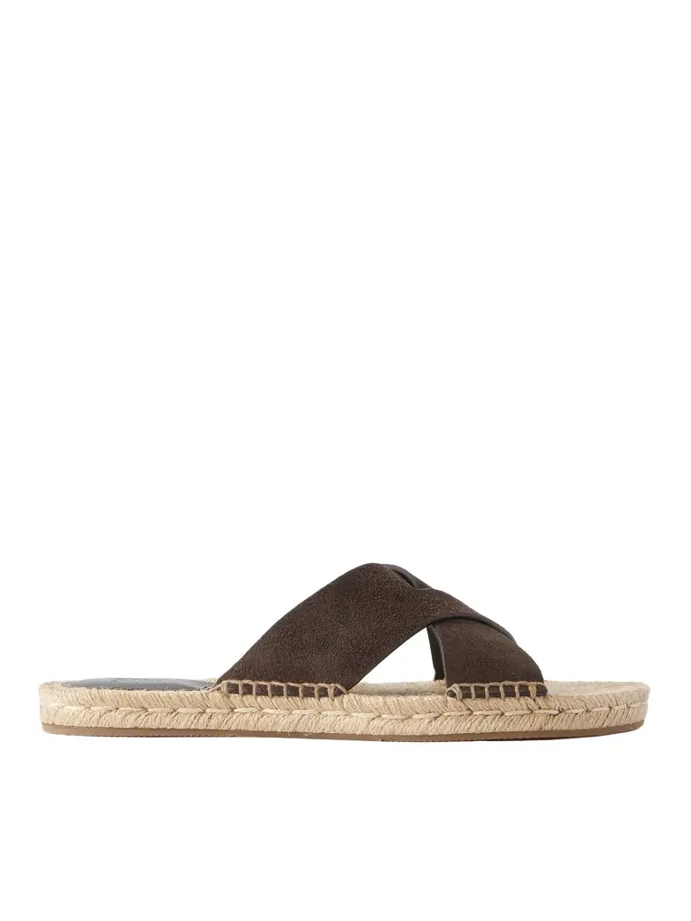Zegna Panarea Suede Sandals - Men