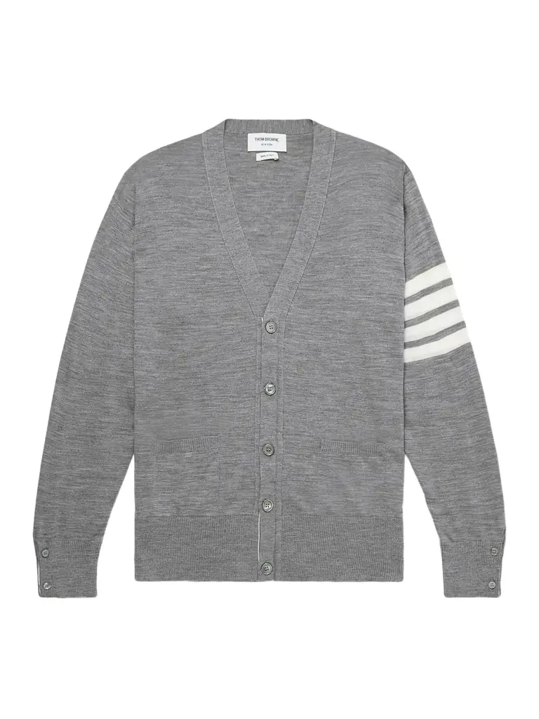 Thom Browne Striped Wool Cardigan - Men