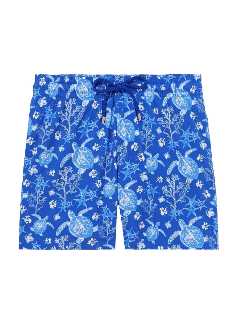 Vilebrequin Moonrise Straight-Leg Mid-Length Printed Swim Shorts - Men