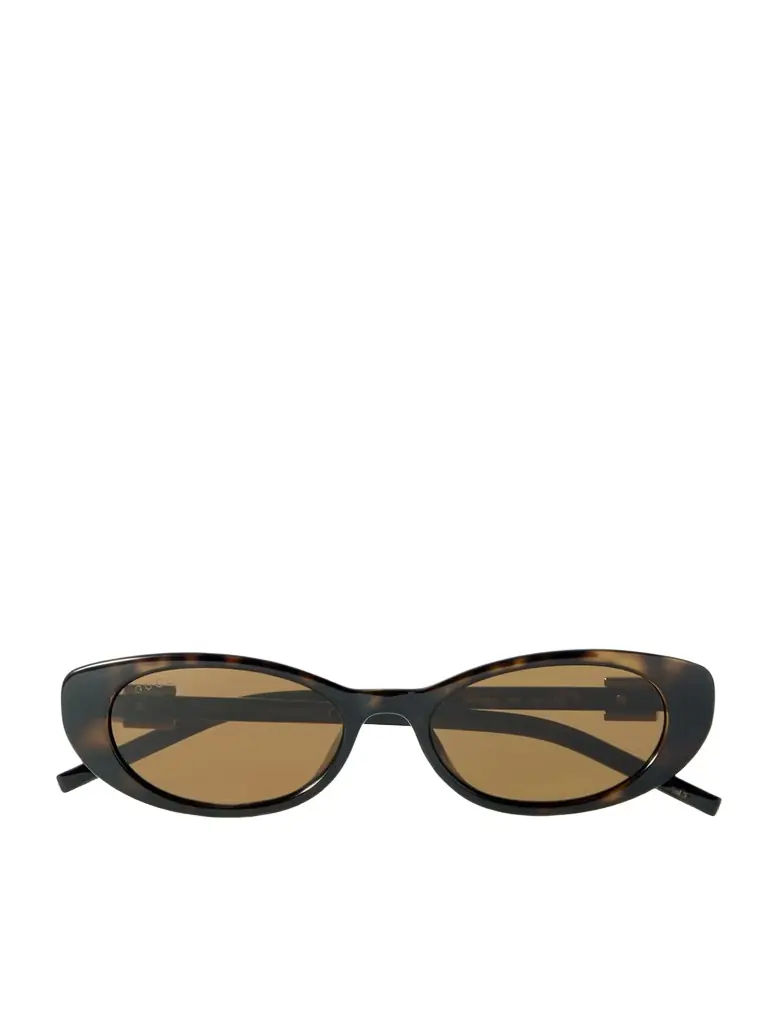 Gucci Eyewear Cat-eye Tortoiseshell Acetate Sunglasses