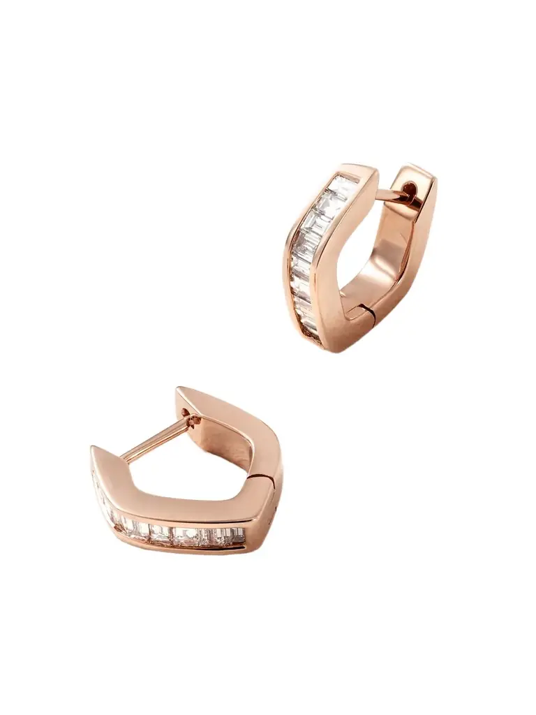 Anita Ko Georgie 18-karat Rose Gold Diamond Earrings