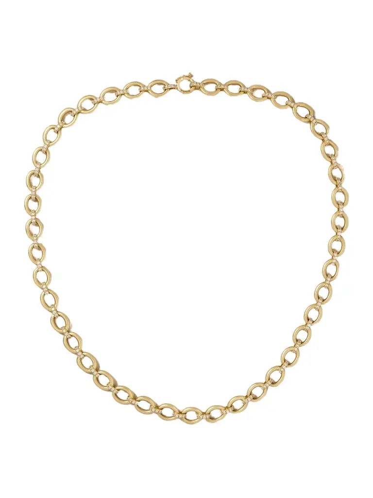 Irene Neuwirth Classic 18-karat Gold Diamond Necklace