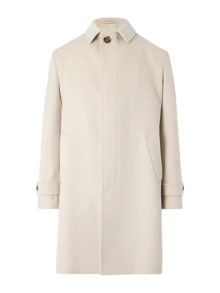 Lardini Virgin Wool Overcoat - Men