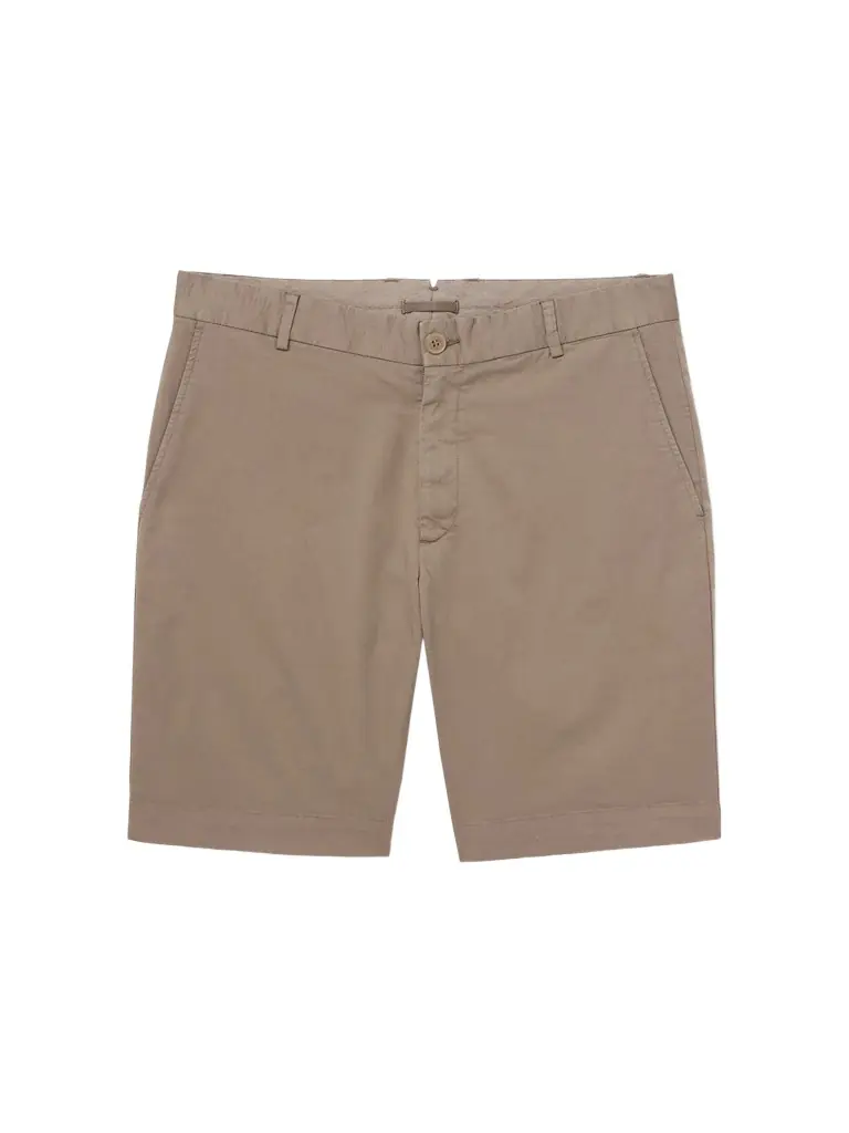 Sunspel Straight-Leg Garment-Dyed Cotton-Blend Twill Chino Shorts - Men