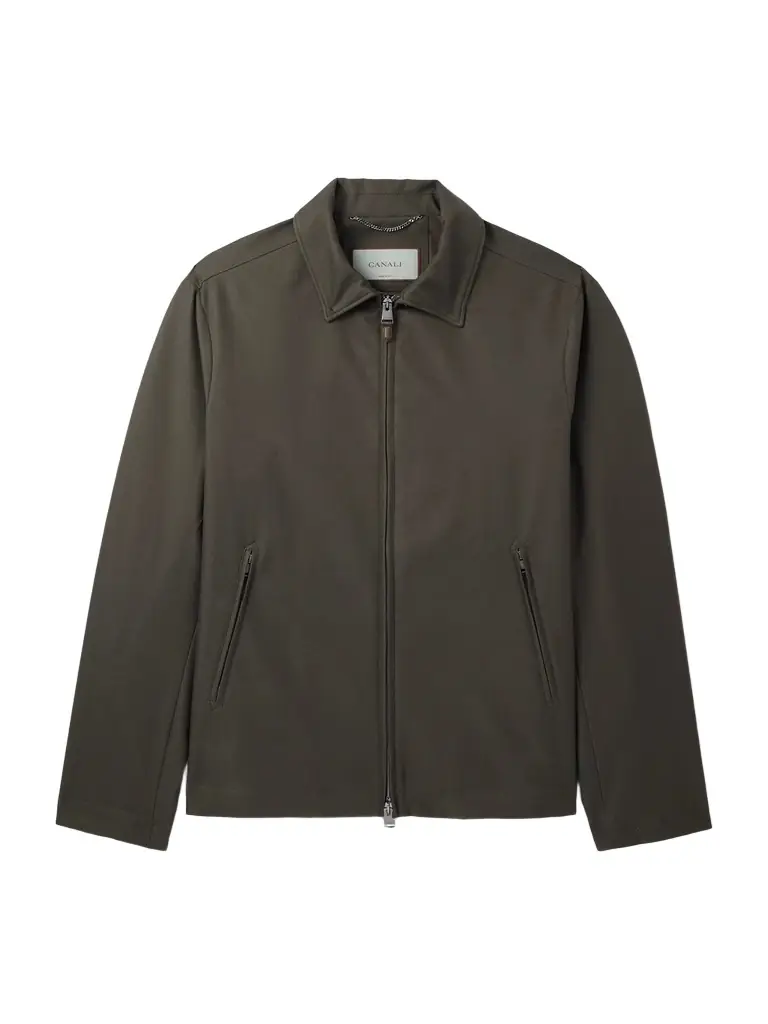 Canali Shell Bomber Jacket - Men