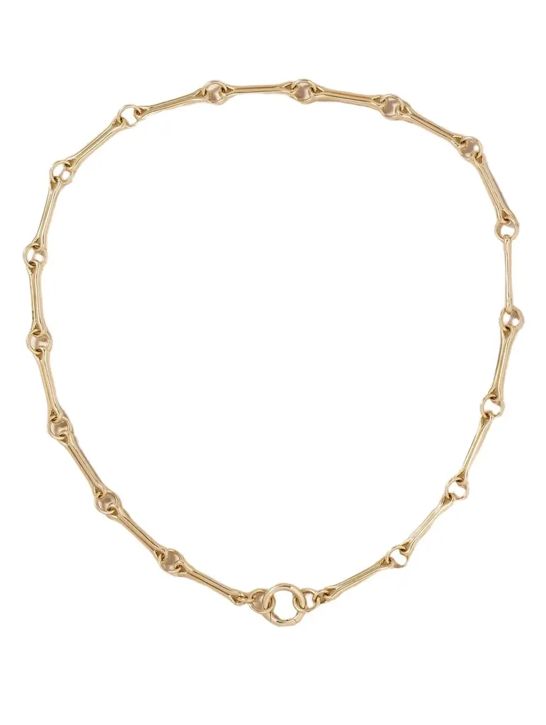 Lucy Delius Show Your Bones 14-karat Gold Necklace