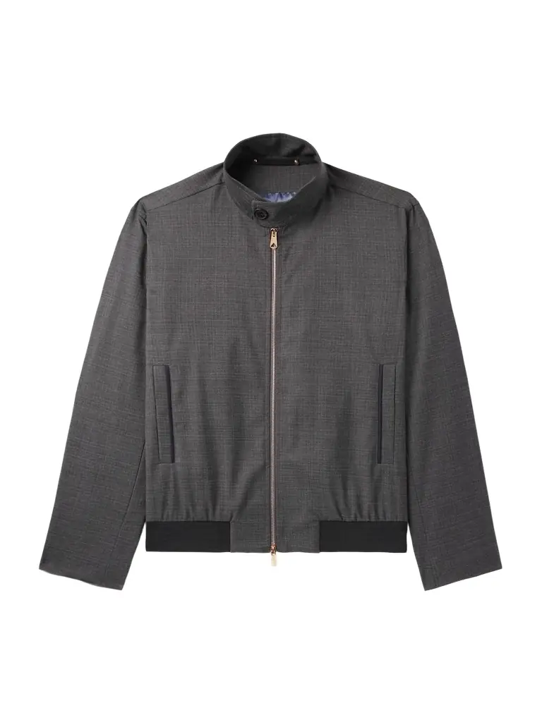 Paul Smith Checked Wool Bomber Jacket - Men