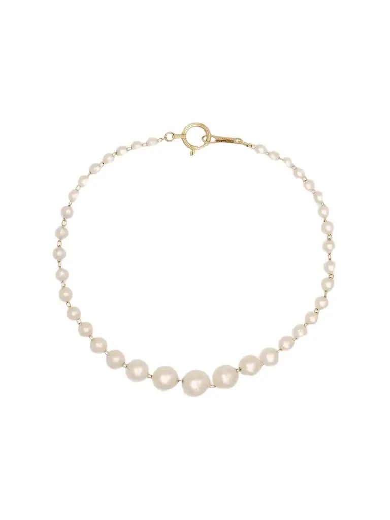 Mizuki 14-karat Gold Pearl Bracelet