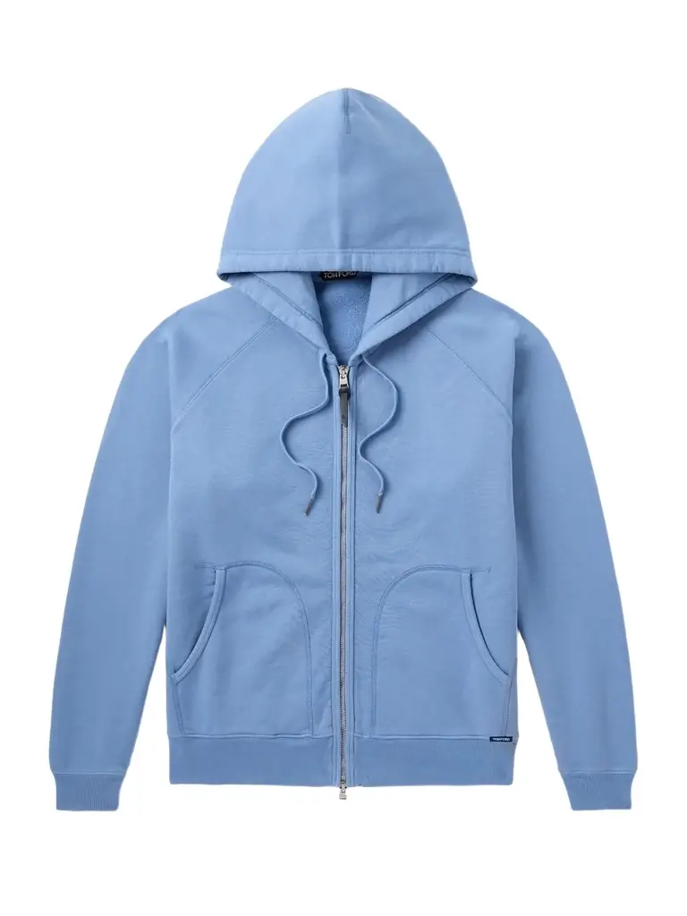 Tom Ford Slim-Fit Cotton-Jersey Zip-Up Hoodie - Men
