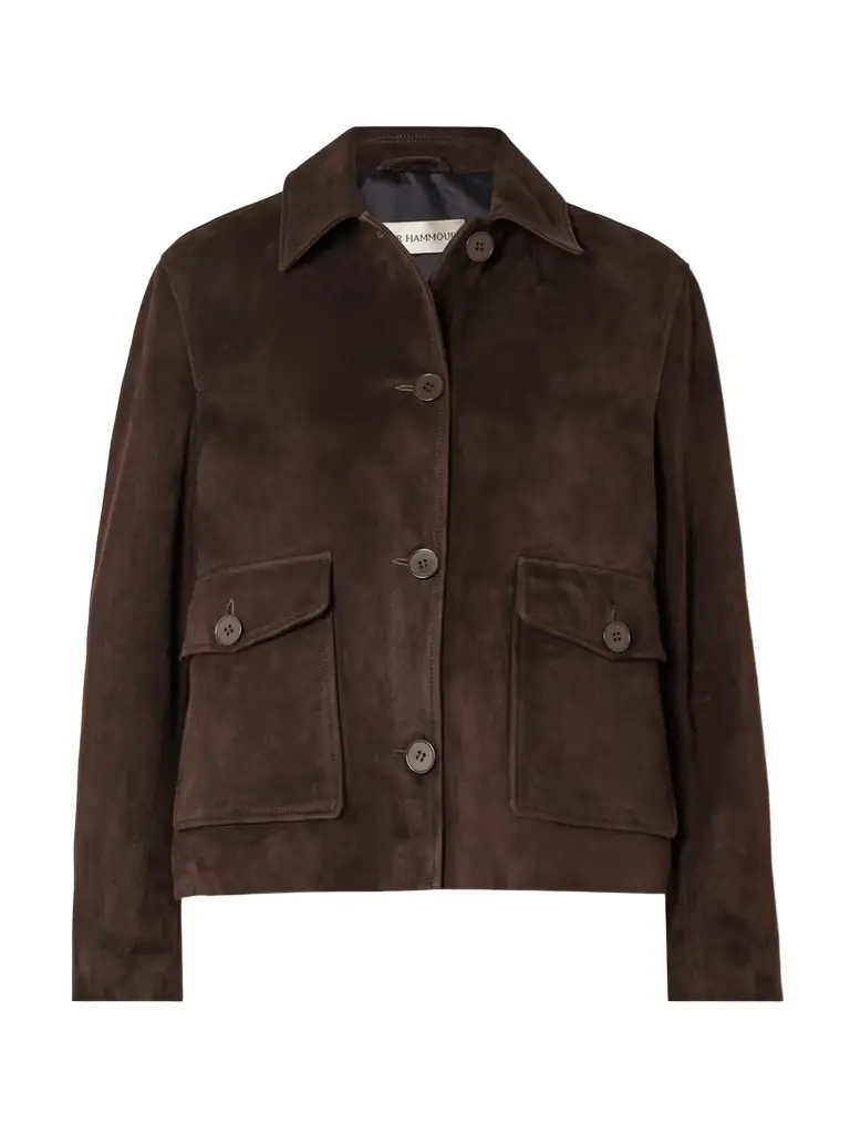 Nour Hammour Louise Suede Jacket