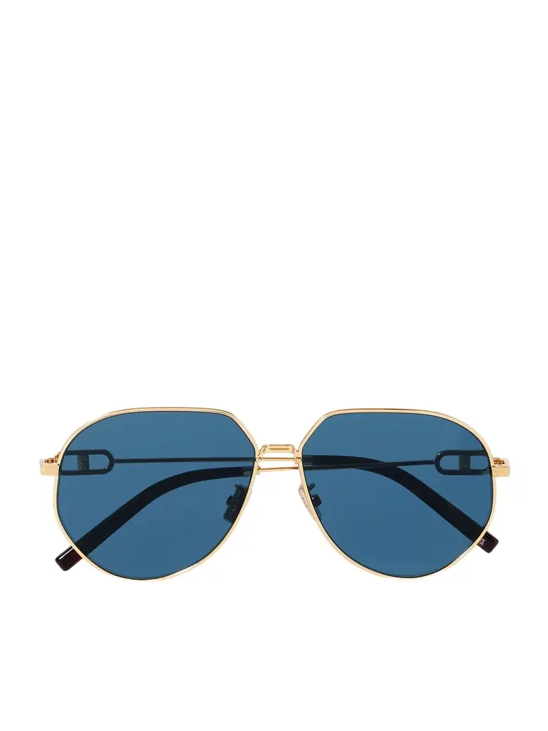 DIOR Eyewear CD Link A1U Round-Frame Gold-Tone Sunglasses - Men