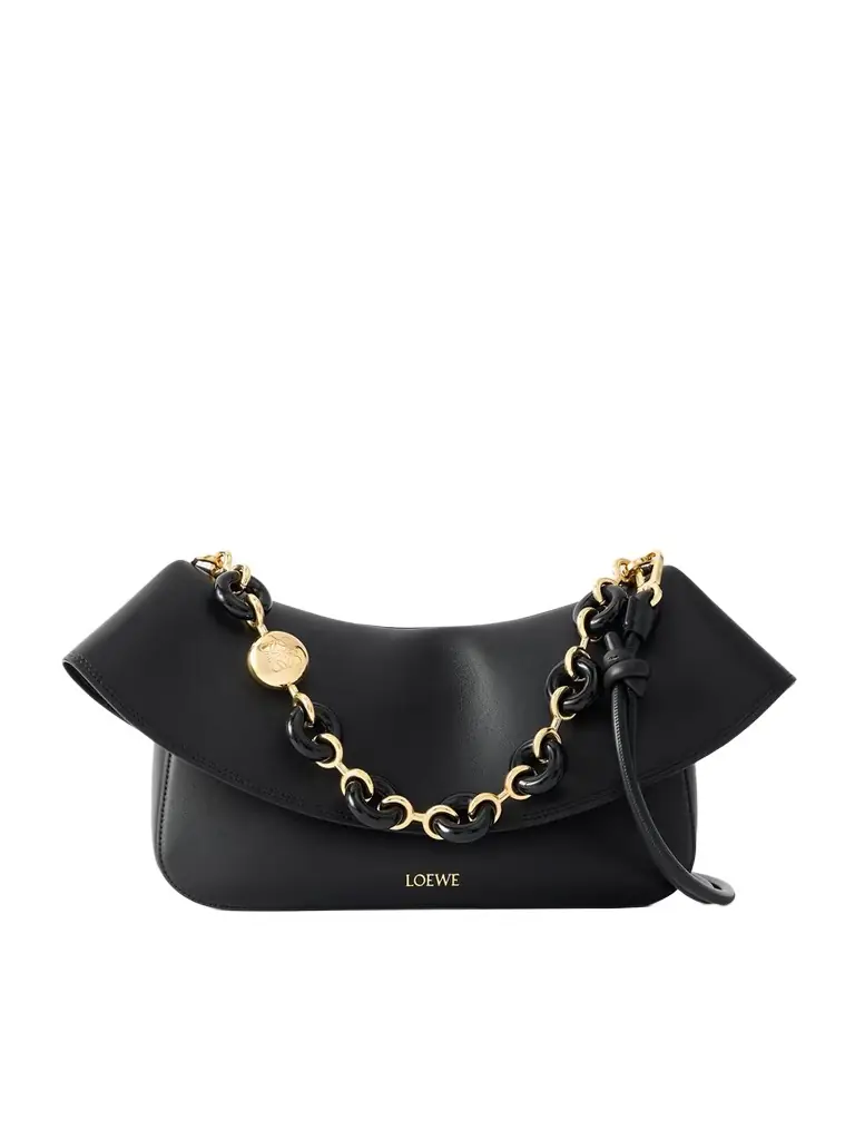 Loewe Ola Medium Embellished Leather Shoulder Bag