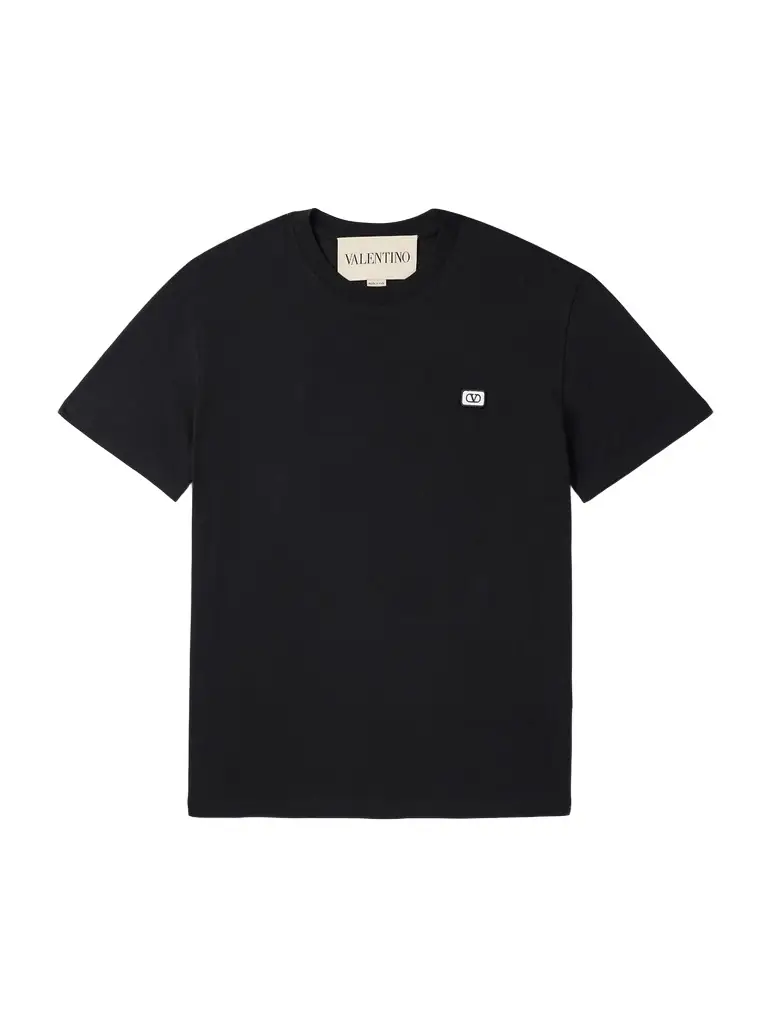 Valentino Garavani Logo-Appliquéd Cotton-Jersey T-Shirt - Men