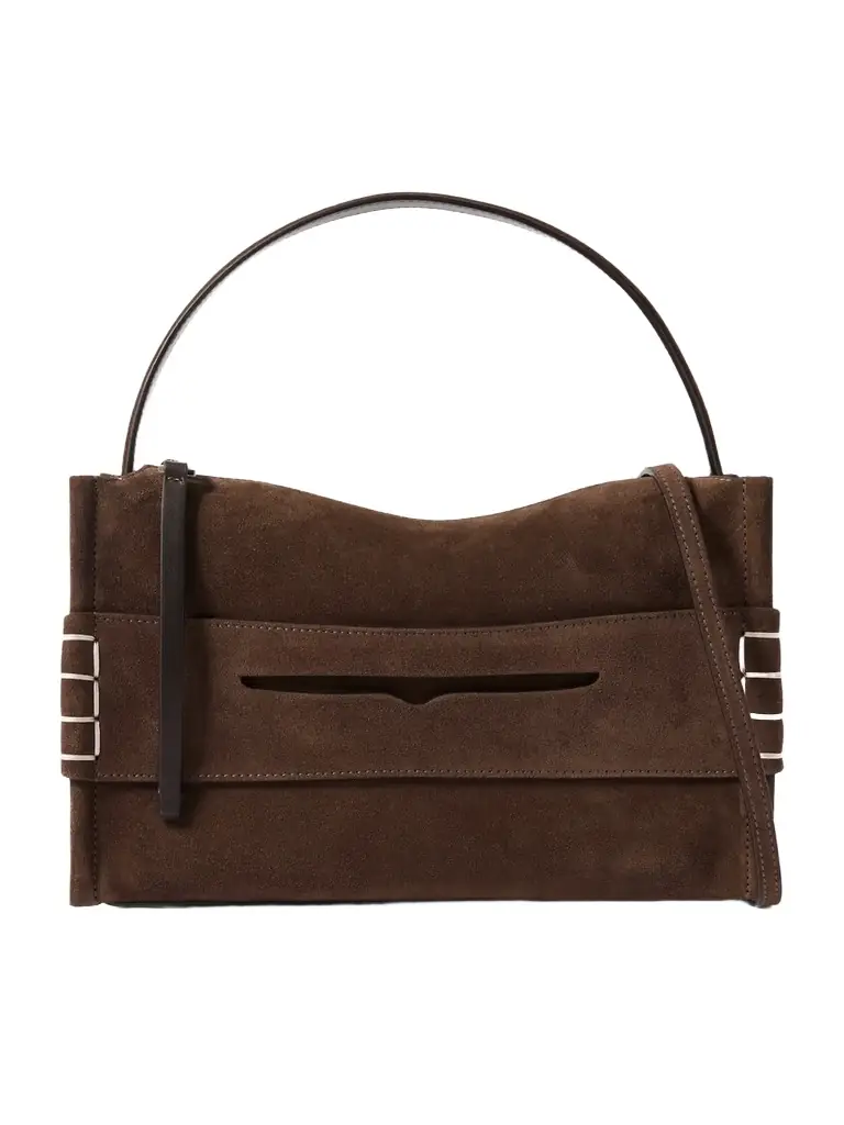JW Anderson Loafer Suede Shoulder Bag