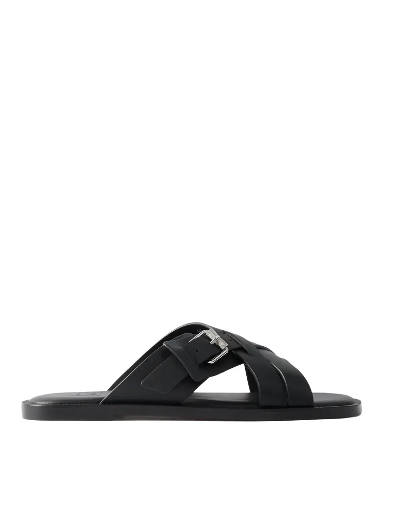 Christian Louboutin Emircross Leather Sandals - Men