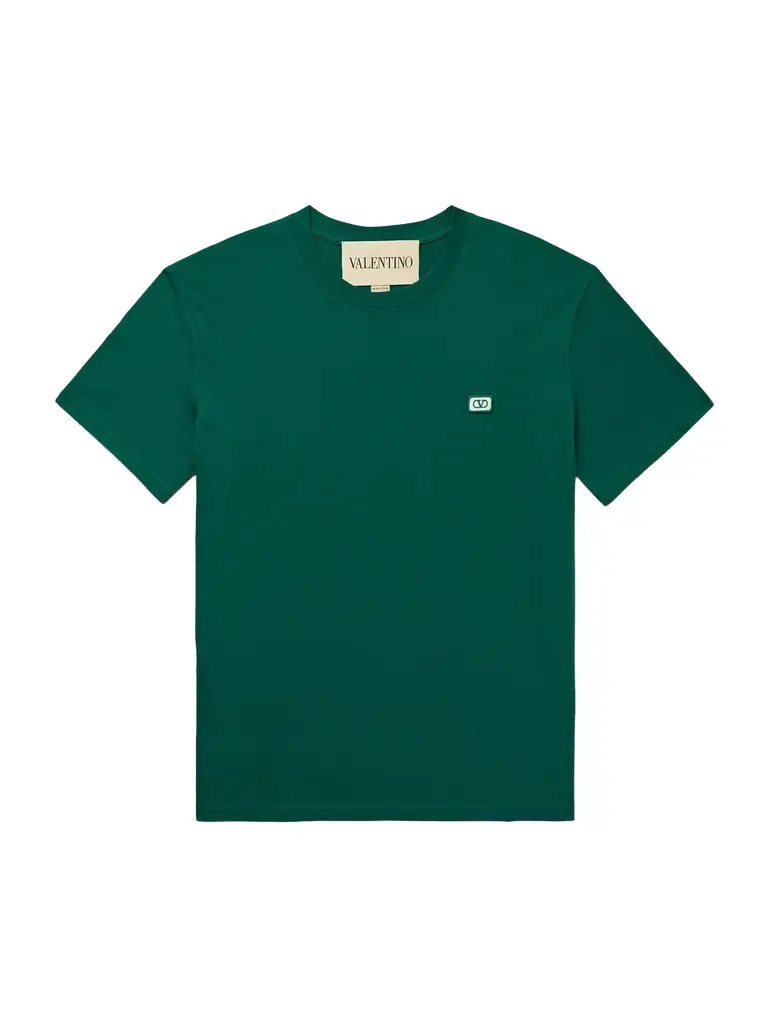 Valentino Garavani Logo-Appliquéd Cotton-Jersey T-Shirt - Men