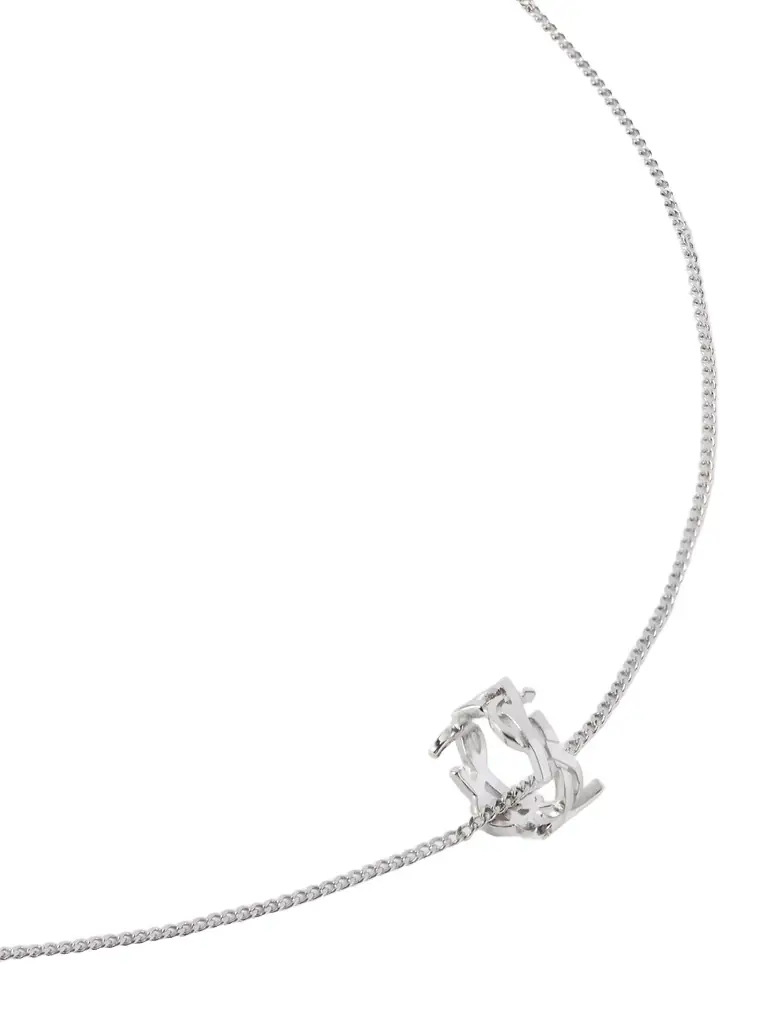 Saint Laurent Silver-Tone Chain Necklace - Men