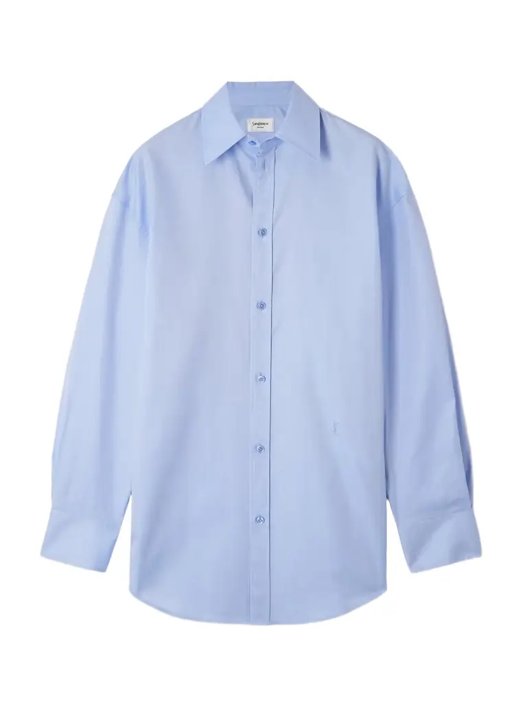 Saint Laurent Oversized Cotton Oxford Shirt