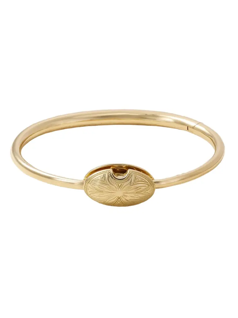 Marla Aaron Oval Musgrave 18-karat Gold Bracelet