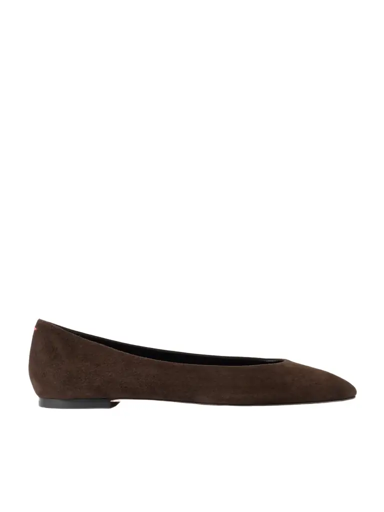 aeyde Ellie Suede Ballet Flats