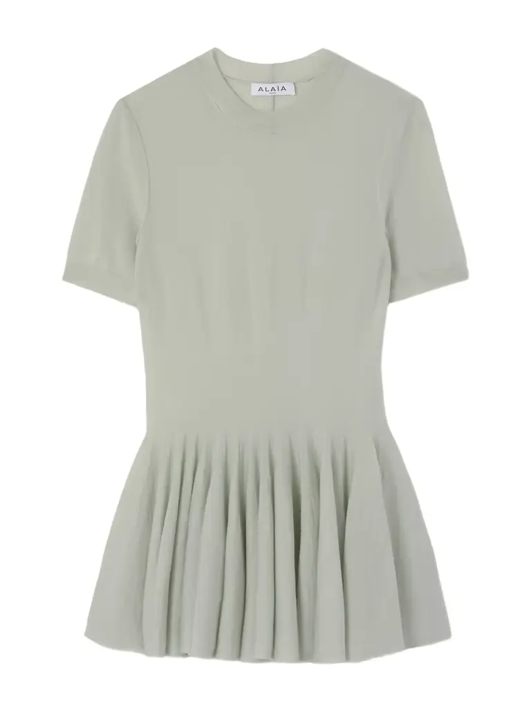 Alaïa Wool Peplum Top