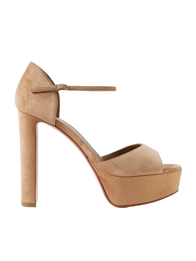 Christian Louboutin Sandaloo Suede Sandals