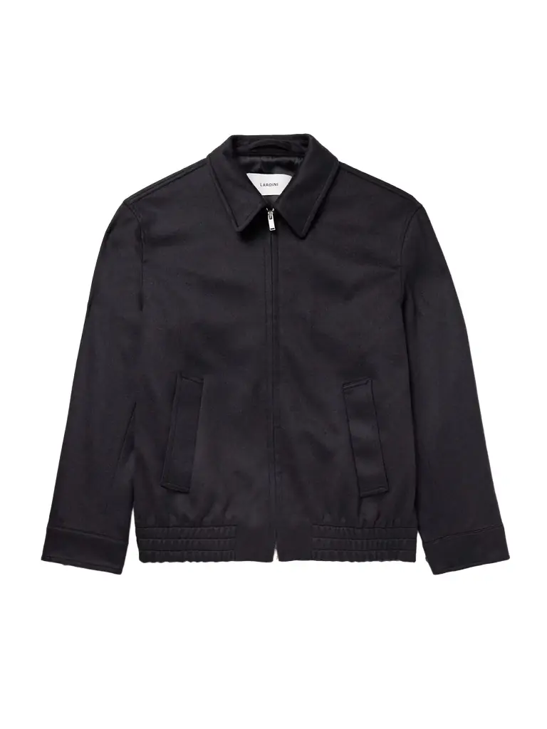 Lardini Cashmere and Wool-Blend Felt Blouson Jacket - Men