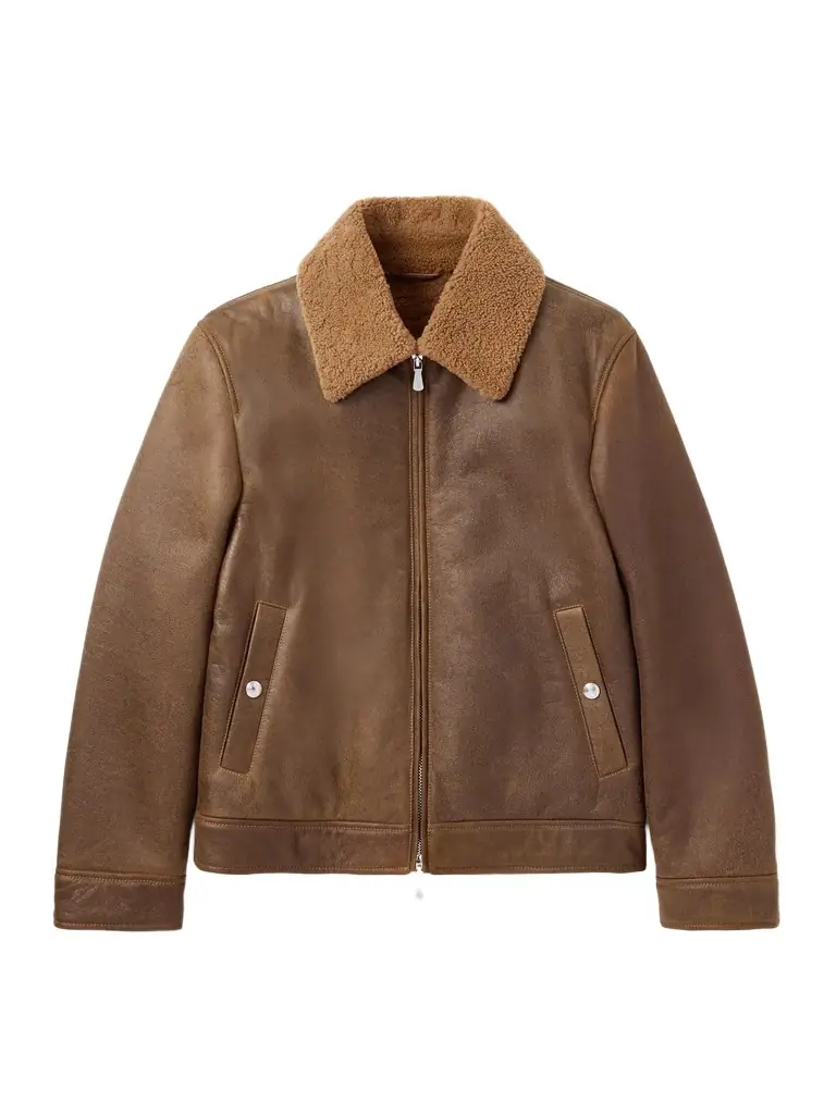 ELEVENTY Slim-Fit Shearling Jacket - Men