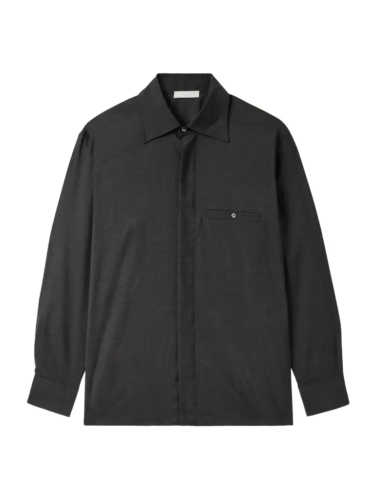 Saman Amel Wool Overshirt - Men