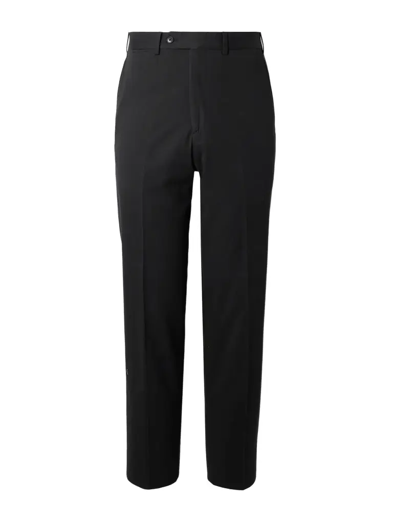 Saman Amel Straight-Leg Cotton-Blend Trousers - Men