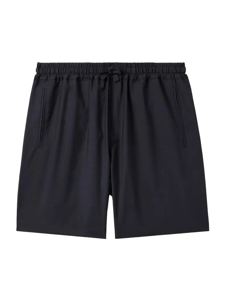Saman Amel Straight-Leg Wool Drawstring Shorts - Men