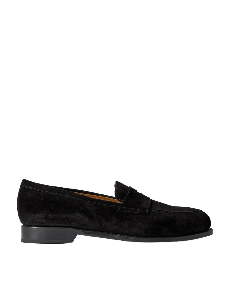 MORJAS Suede Penny Loafers - Men