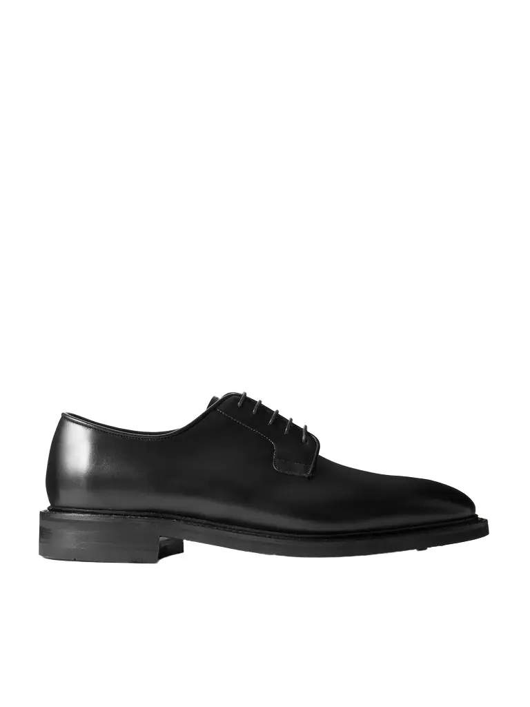 MORJAS The Plain Toe Leather Derby Shoes - Men