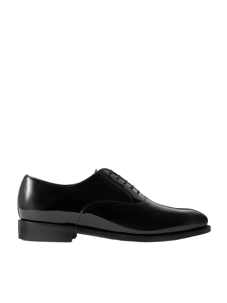 MORJAS Patent-Leather Oxford Shoes - Men