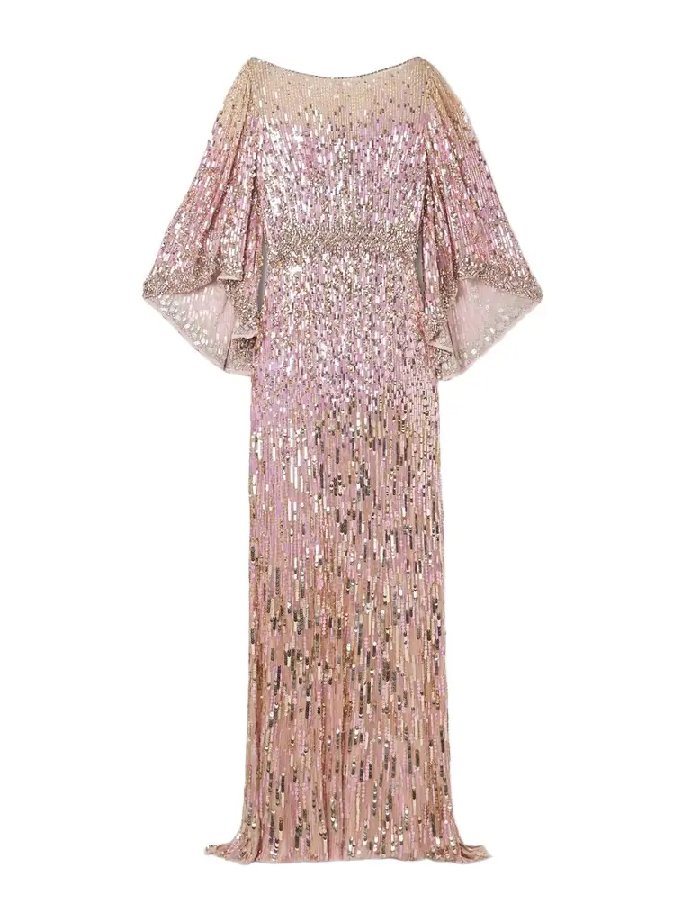 Jenny Packham Ines Embellished Tulle Gown