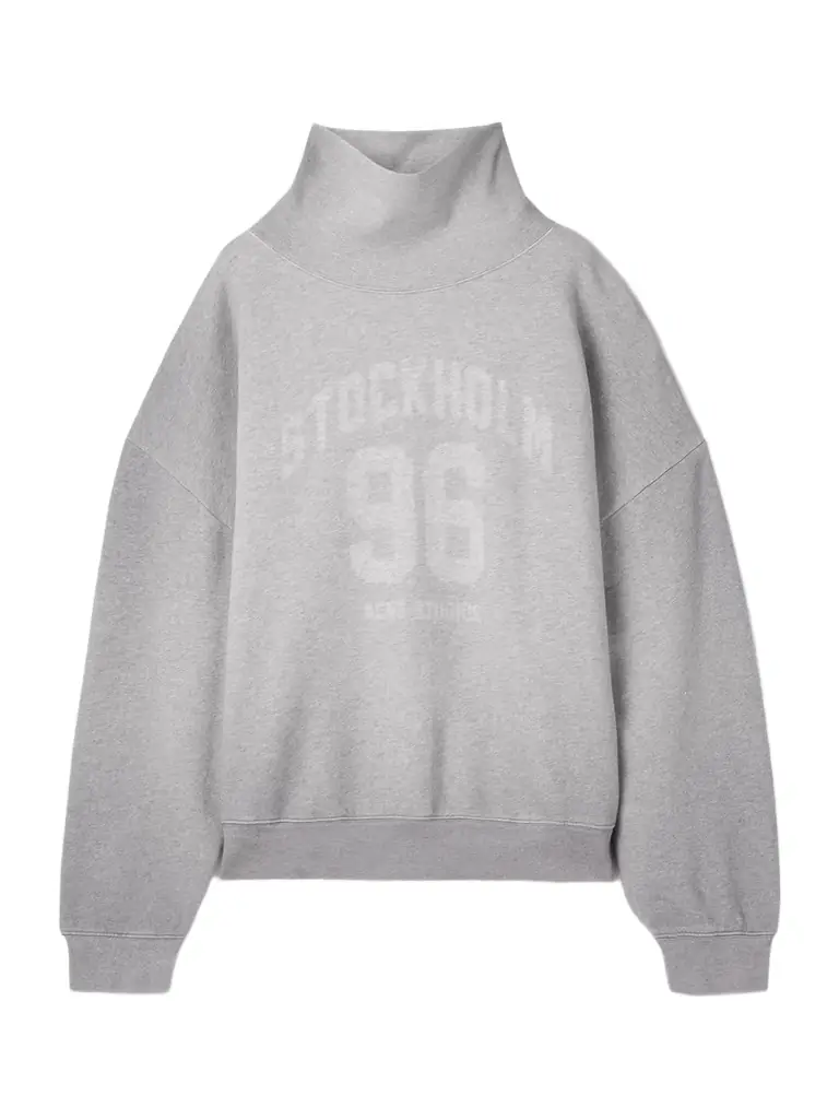 Acne Studios Printed Organic Cotton-jersey Sweatshirt