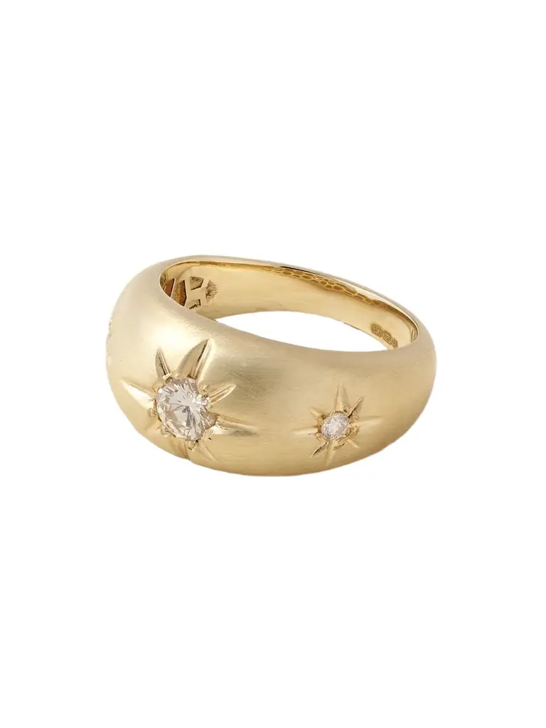Jacquie Aiche Starburst 14-karat Gold Diamond Ring