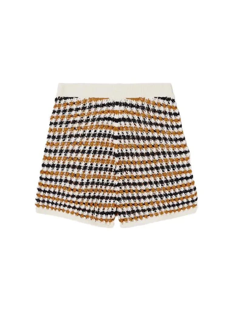 Eres Disco Open-knit Cotton-blend Shorts
