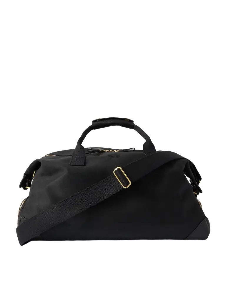 Bennett Winch Weekender Leather-Trimmed Cotton-Canvas Holdall - Men