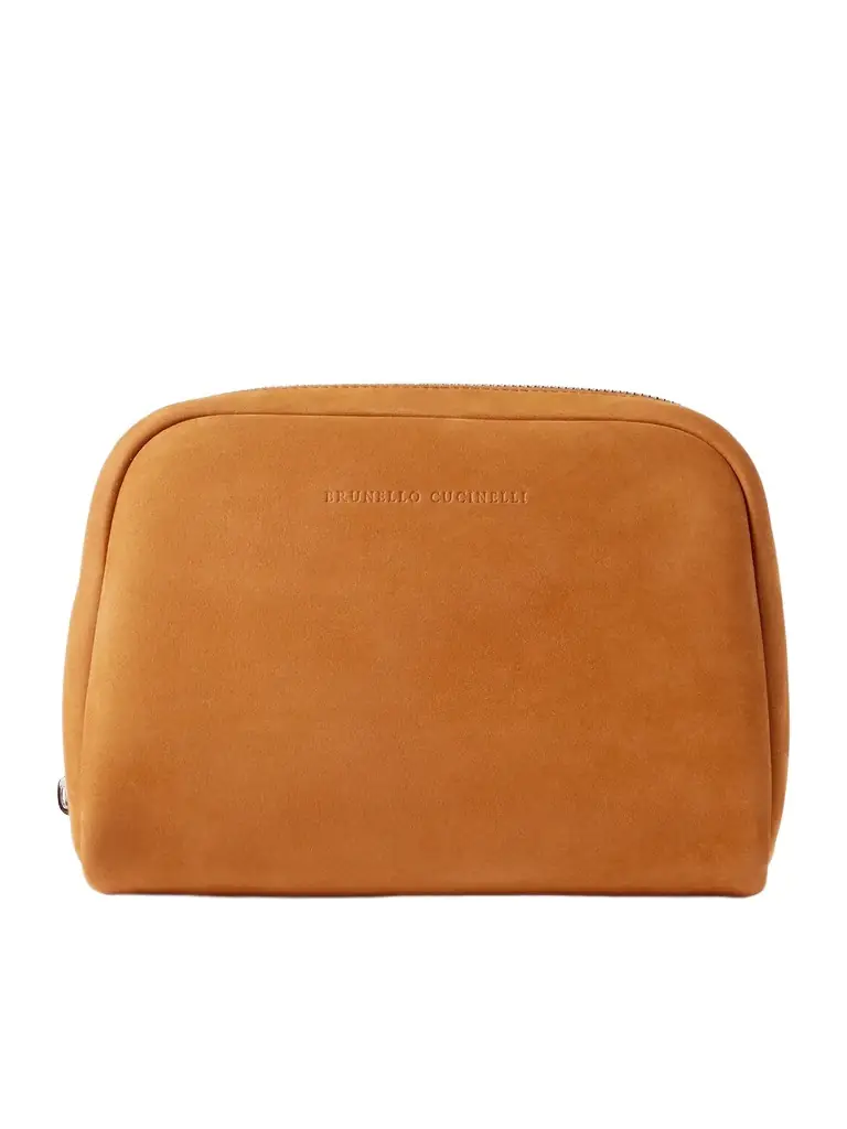 Brunello Cucinelli Suede Wash Bag - Men