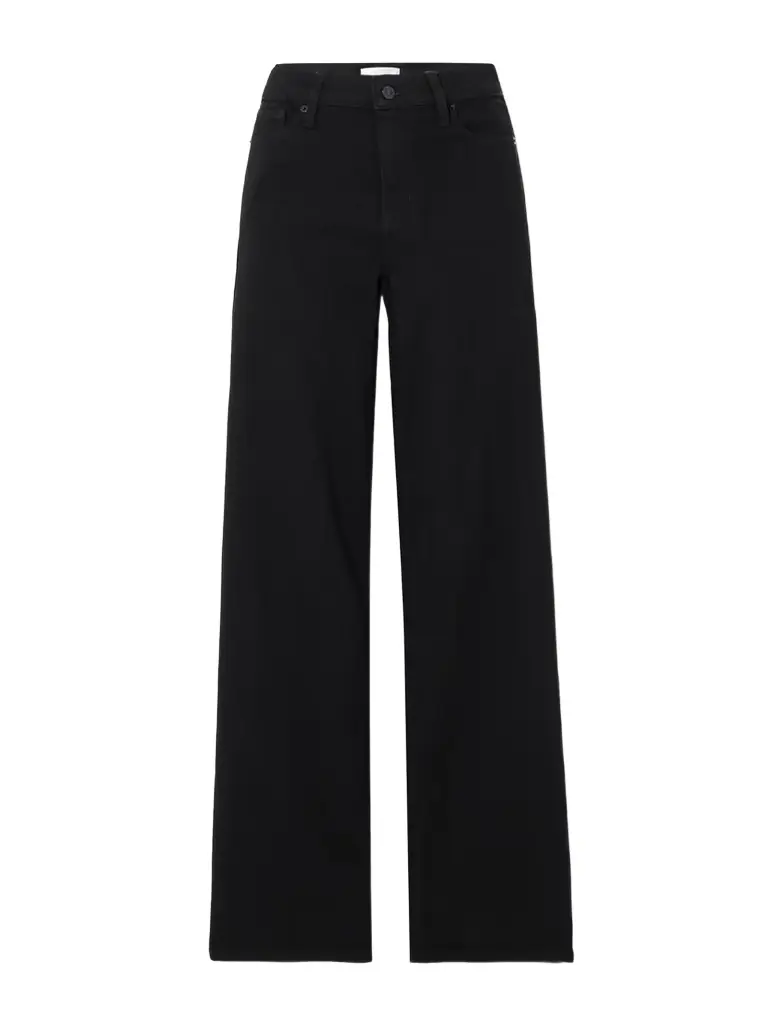 Frame Slim Palazzo Long High-rise Wide-leg Jeans