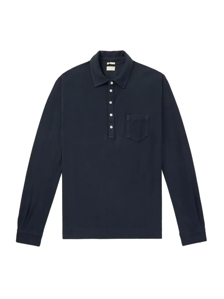 Massimo Alba Ischia Cotton and Cashmere-Blend Piqué Polo Shirt - Men