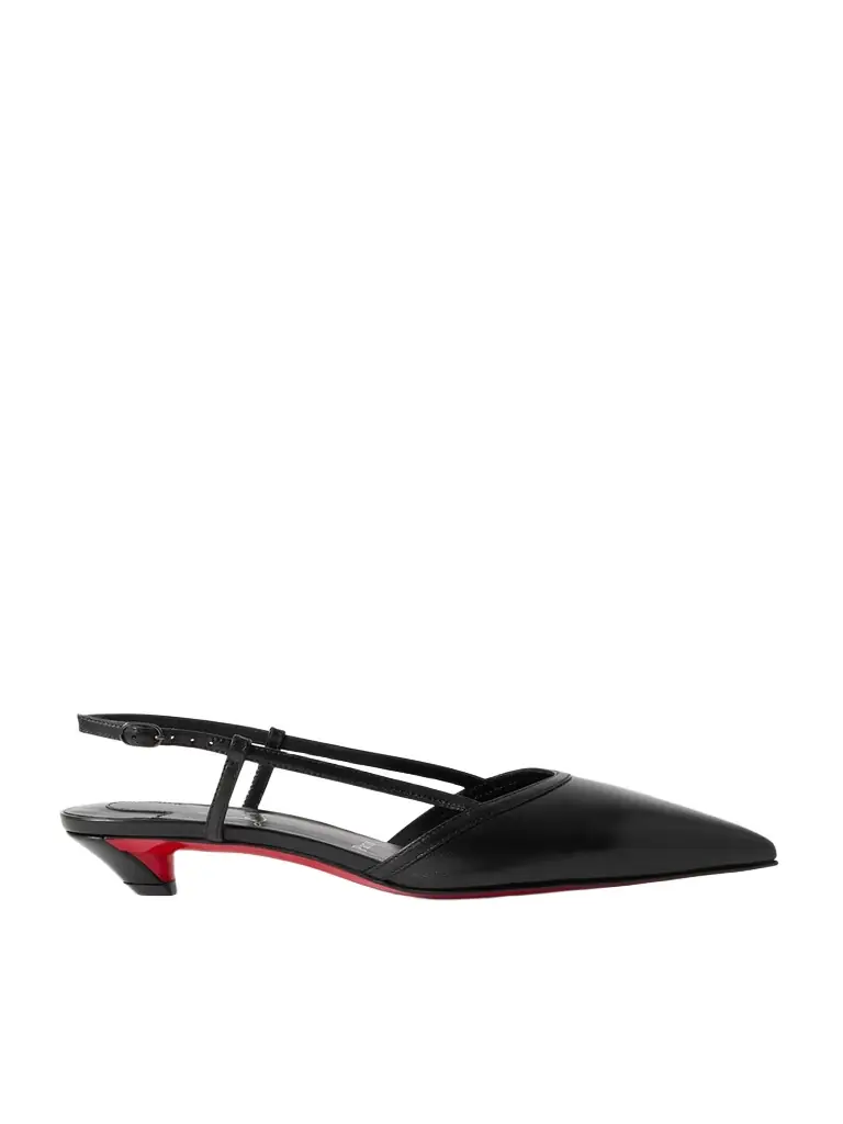 Christian Louboutin Miss Z Slingina 25 Leather Slingback Pumps