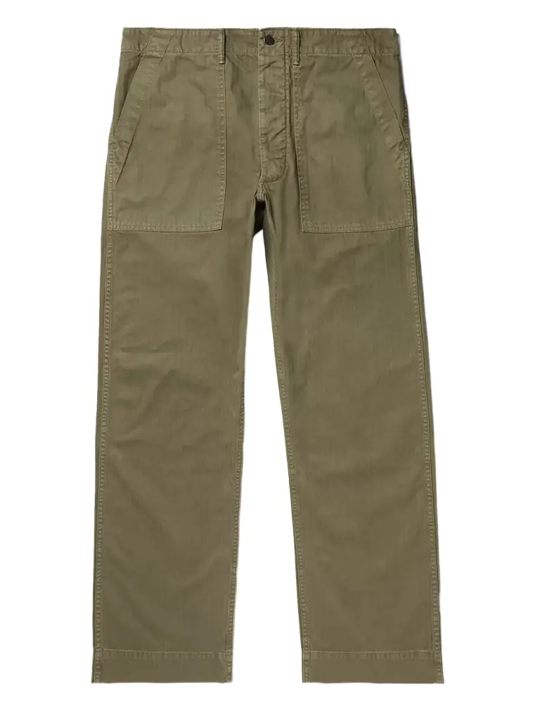 RRL Cotton-Herringbone Trousers - Men