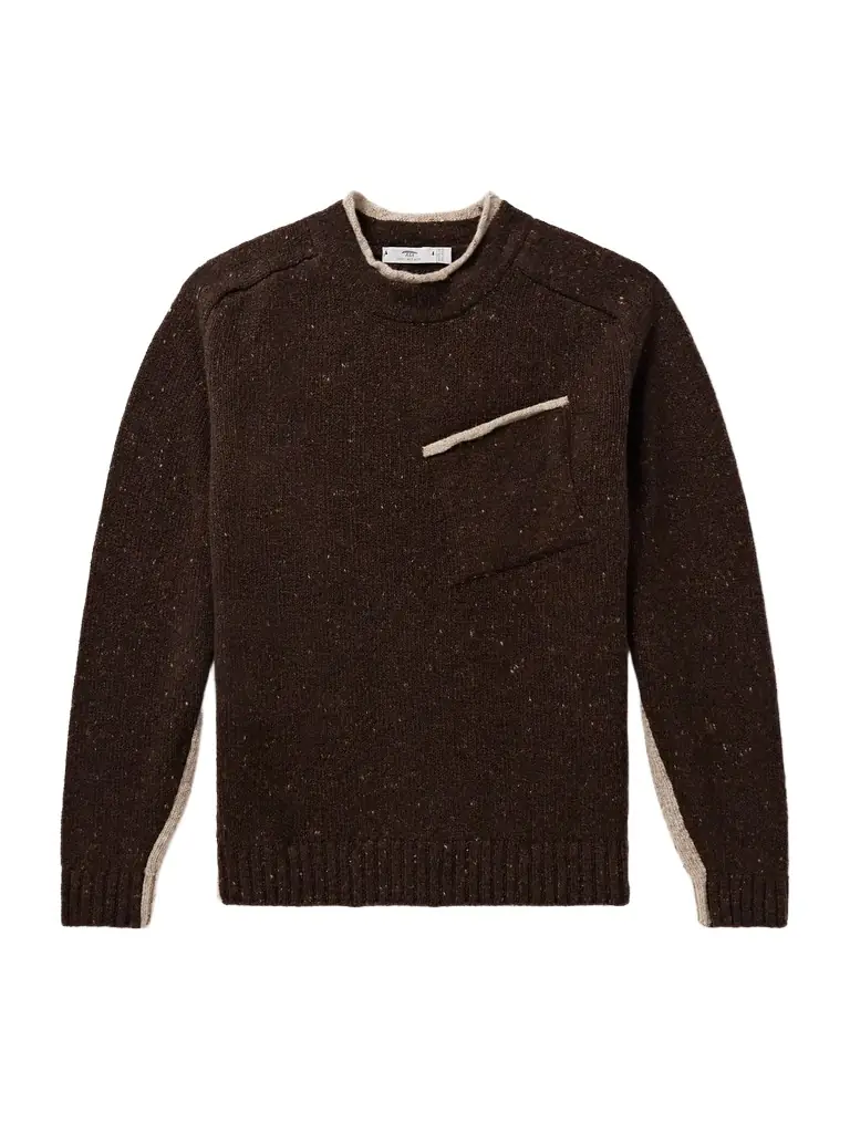 INIS MEAIN Donegal Merino Wool and Cashmere-Blend Sweater - Men