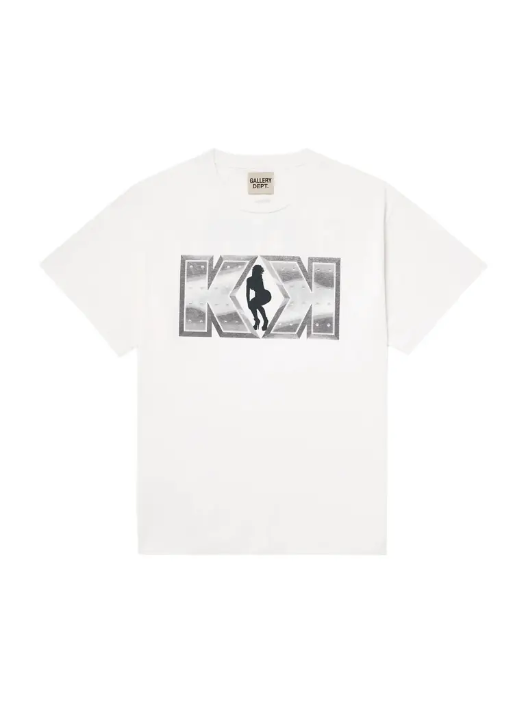 Gallery Dept. Funky Ass Records Glittered Printed Cotton-Jersey T-Shirt - Men