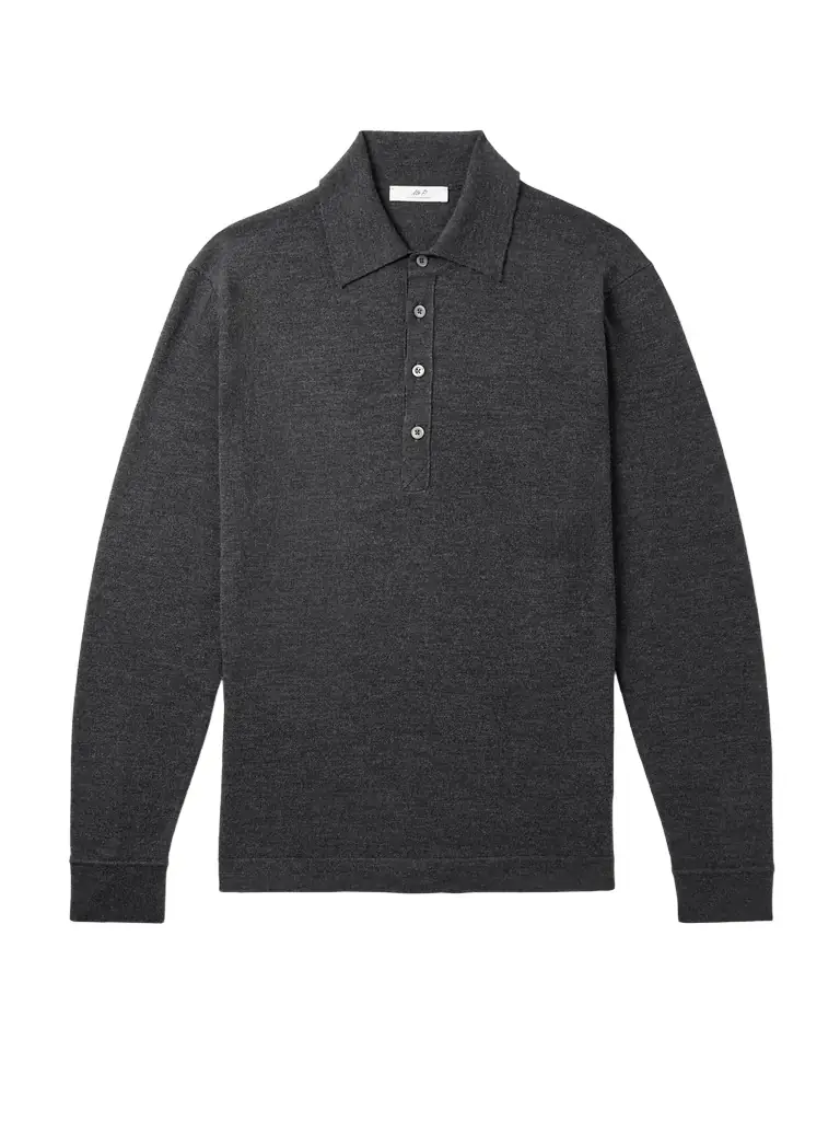 MR P. Merino Wool Polo Shirt - Men