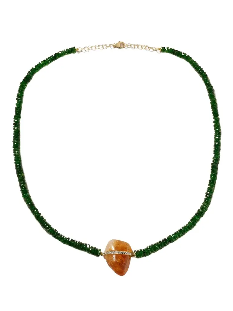 JIA JIA 14-karat Gold Multi-stone Necklace