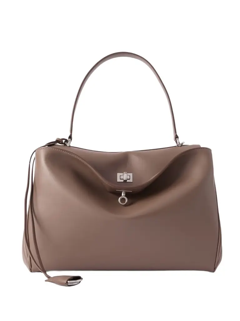 Balenciaga Rodeo Medium Leather Shoulder Bag