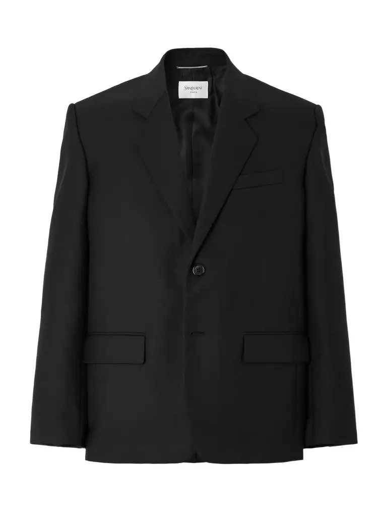 Saint Laurent Wool-Gabardine Blazer - Men
